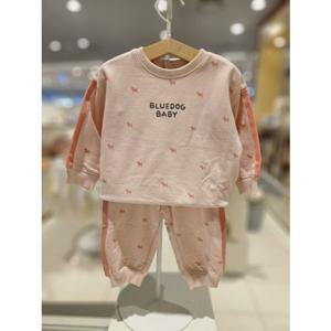 블루독베이비[hu]25.FW가을겨울신상 PK)BI상하세트B 45A70-672-05 상하복 등원복 맨투맨상하복 실내복
