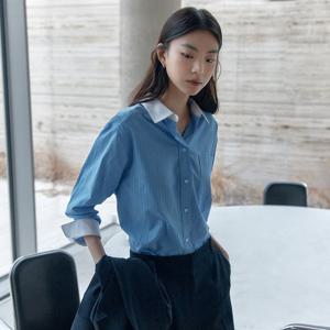 [TAG 285000원][케이엘바이린] 레바인 스트라이프 블라우스 KWBLPD0100