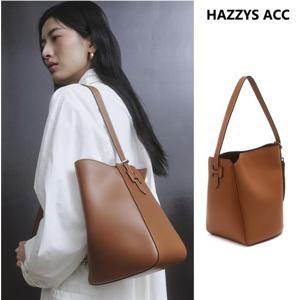 [H-EDGE BAG]엣지백 브라운 레더 숄더M HIBA5F317W2