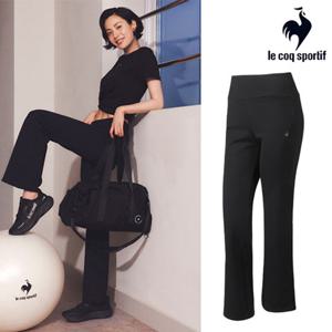 [르꼬끄][나나 착용] 여성 인도어 부츠컷 트리코트 본딩 팬츠 QQ412OPFO1_BLK