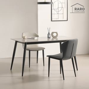 라로퍼니처 모니카 1400 양면 포세린 세라믹 4인 식탁 세트 (식탁+의자2)