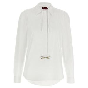 구찌 스빗 타이 넥 셔츠 831912Z8B2P9000 White