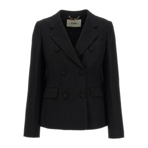 펜디 더블 브레스트 블레이저 FJ7454AXAU F0GME