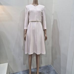 [더아이잗]더아이잗 브이넥 슬릿 플리츠 원피스 IM4A0OP22