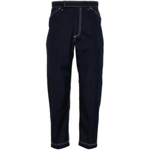 톰브라운 스트레이트 팬츠 MTU334S 04502415 AZUL MARINO