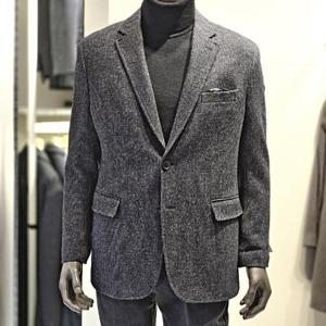 런던포그 세이브존04 울100% 체크 슬림핏자켓 LOWJA785a