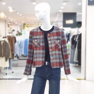 [ab.f.z]노카라 포켓 트위드 짜임 자켓 FSPHZ4J07J