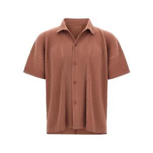 옴므 플리세 이세이 미야케 반팔 셔츠 HP58JJ07226 Brown