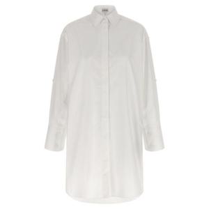 로에베 미디 원피스 S359Y09XJB2100 White