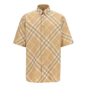 버버리 반팔 셔츠 8082478FLAX Beige