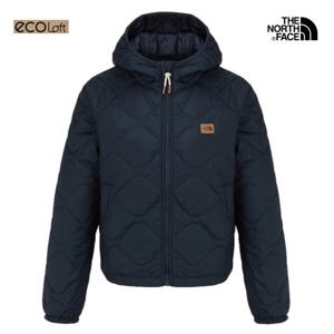 노스페이스 여성 밀로 히트 숏 경량 패딩 퀼팅자켓 NJ3NR98A_NAV