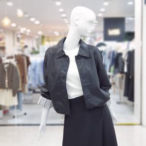 [ab.f.z]카라넥 버튼 가죽 점퍼 자켓 FSPNZ4L02J