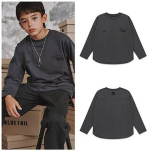 [블루테일]HP AZG7TS05CG 절개 차콜그레이 긴팔 티셔츠PG