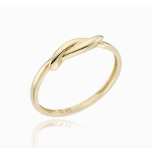 [로이드] 트위스트 포인트 14K 골드 반지 LRS25020G