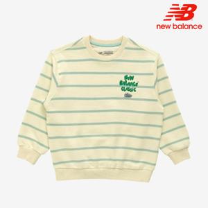 [뉴발란스]뉴발란스 키즈 스트라이프 스웻 셔츠 NK9CE3603U-84