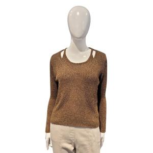 [페이지플린]브이넥 레이어드 이중골지 니트F5CKN001A