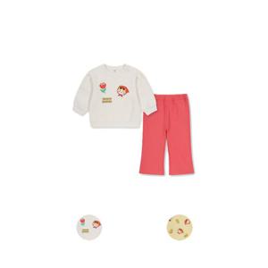 탑텐키즈 MKF1IP2302 여아 유아 버비 더블니트 레깅스 셋업