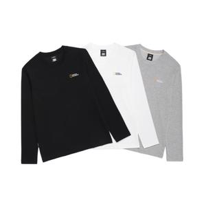 내셔널지오그래픽 N253UTS910 팔코 스몰로고 긴팔 티셔츠 3종택 1