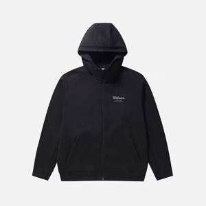 [윌슨][윌슨] 유니 에센셜 테크코튼 후드 집업 W243003LFJ81BLK