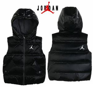 [나이키키즈]조던 키즈 샤이닝 후드 덕다운 패딩 조끼 N254VE130P