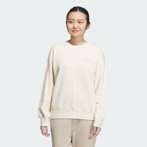 아디다스긴팔티 KQJ JW4511 에센셜 플러스 스몰 로고 프렌치 테리 크루넥 스웨트셔츠