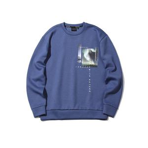 인터크루 남성 루즈핏 앞전사 맨투맨 ITV3TM07ANA (네이비)