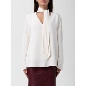 알마니 블라우스 XW000732AF16122 U1003 Yellow Cream