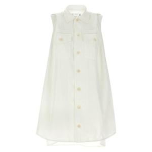 사카이 숏 원피스 2507649151 White