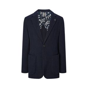 [헤지스]헤지스 네이비 짜임 면 자켓 WHJA4C331N2