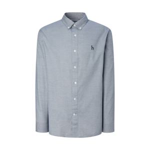 [헤지스]헤지스 네이비 체크 면 긴팔캐주얼셔츠 WHSH4C331N2