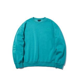 인터크루 남성 오버핏 피그먼트맨투맨 ITV4TM32GDN (다크그린)