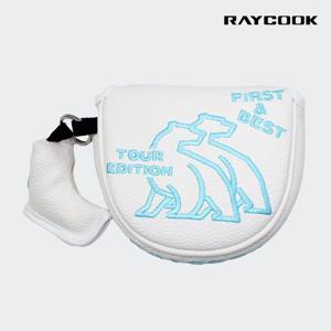 레이쿡 씨울프 퍼터 헤드 커버 화이트 [말렛형]