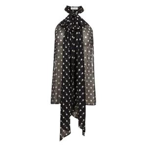니나리찌 블라우스 25ACTO034SE1409 9072 I POLKA DOTS BLACK AN