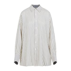 까르뱅 스트라이프 실크 셔츠 6252K21306 N757