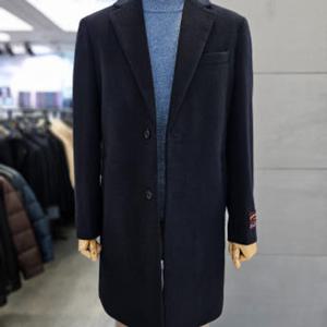 [바쏘]남성 겨울 네이비 울 캐시미어 체스터 코트 WSAFZ4CA03A