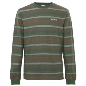 남성 가을 기능성 릿지 스트라이프 라운드 티셔츠  DMU25259