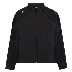 데상트 여성 기모 하이브리드 트레이닝 집업 SP322TFT94BLK