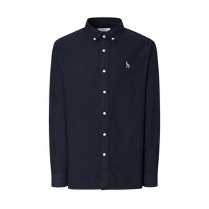 [헤지스]헤지스 네이비 버튼다운 면 긴팔캐주얼셔츠 WHSH4D502N2