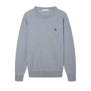 [헤지스]헤지스 그레이 멜란지 울혼방 니트 WHSW4C302G2