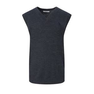 [헤지스]헤지스 차콜그레이 짜임 울 베스트 WHSW4D334CG