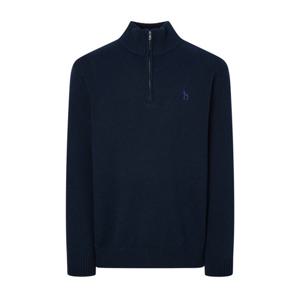 [헤지스]헤지스 네이비 짜임 울 반집업니트 WHSW4D363N2