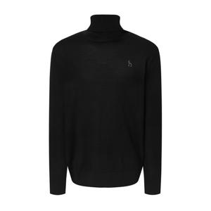 [헤지스]헤지스 블랙 단색 울 니트 WHSW4D434BK