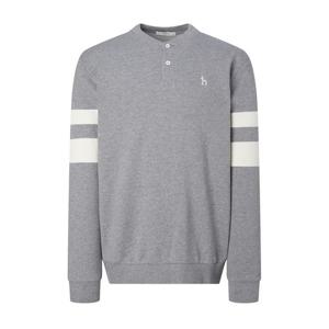 [헤지스]헤지스 그레이 컬러배색 면 맨투맨티셔츠 WHTS4C052G2