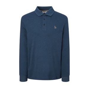 [헤지스]헤지스 블루 멜란지 면 긴팔카라티셔츠 WHTS4D302B3