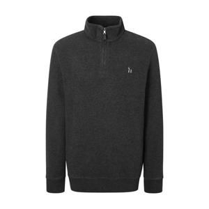 [헤지스]헤지스 차콜그레이 멜란지 면 반집업티셔츠 WHTS4D401CG