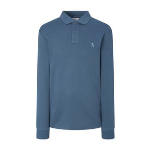 [헤지스]헤지스 블루 단색 면혼방 긴팔카라티셔츠 WHTS4D432B5