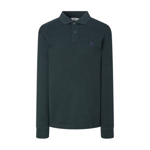 [헤지스]헤지스 그린 단색 면혼방 긴팔카라티셔츠 WHTS4D432E3