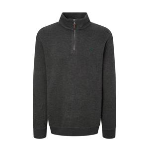 [헤지스]헤지스 차콜그레이 짜임 면 긴팔반집업티셔츠 WHTS4D433