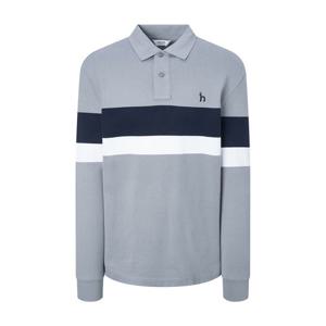 [헤지스]헤지스 그레이 컬러배색 면 긴팔카라티셔츠 WHTS4D533G2