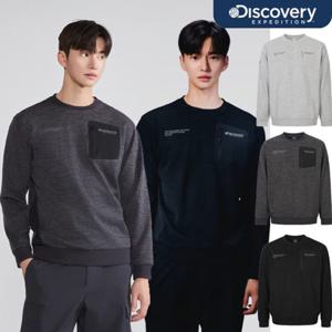 디스커버리 25FW 남여공용 니트라이크 맨투맨 티셔츠 DXMT75056